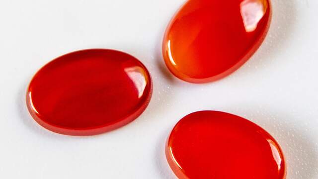 Carnelian, chrysoprase and chalcedony